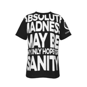 Absolute Madness | Black Men's O-Neck T-Shirt