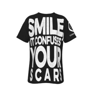 Smile | Black Men's O-Neck T-Shirt